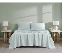 Linen Closet Set di 3 lenzuola in cotone biologico Aqua Twin