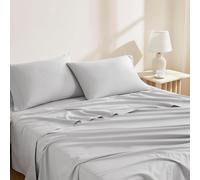 Linen Closet Set di lenzuola in cotone biologico grigio chiaro