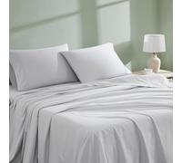 Linen Closet Set lenzuola in cotone biologico grigio chiaro 3 pezzi