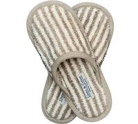 LINEN & COTTON Pantofole per il Bagno Uomo/Donna ALBA - (Eur 41-42) A Righe