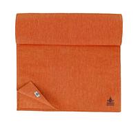 Linen & Cotton Runner da Tavola Antimacchia Impermeabile Facile da Pulire Pietro - 100% Lino, Rosa Corallo (47 x 180 cm) Runner di Stoffa Lavabile per Cucina Tavolo da Pranzo Ristorante Caffetteria