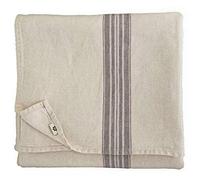 Linen & Cotton Tovaglia da Tavola Rustica Shabby Chic Vintage Provence - 100% Lino, Beige Naturale Nero (136 x 300 cm) Tovaglia Rettangolare in Tessuto per la Casa Decorazione della Cucina Soggiorno