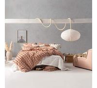 Linen House Haze - Set copripiumino per letto king size, colore: acero