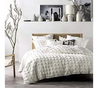 Linen House LH Haze Db Duvet Set White, Bianco, Double