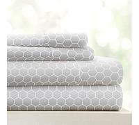 Linen Market Hotel Collection Home Collection Honeycomb 4 PC. Set di Fogli
