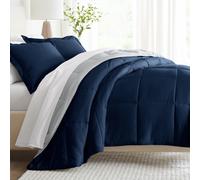 Linen Market Reversible King Size Comforter Set (3 Piece) - Bring Luxury Home with Our Soft and Lightweight Down Alternative Comforter King