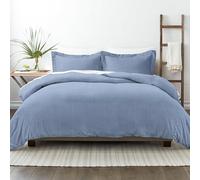 Linen Market Set di lenzuola, blu navy, per letto matrimoniale extra lungo