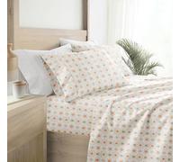 Linen Market Set di lenzuola per letto queen size, 4 pezzi, colore: corallo azteco, dormi meglio che mai con queste lenzuola ultra morbide e rinfrescanti per il tuo letto queen size, con tasca