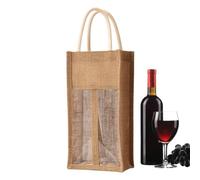 Linen Protector Tote Pouch With Compartment | Reusable Wine Bags Reusable