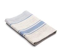 Linenme Asciugamano da Bagno in Lino Blu Provence, 100 x 145 cm, Fatto in Europa