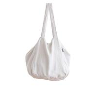 LinenMe Borsa da spiaggia in lino color Cream Lara