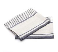 LinenMe Set di 2 Strofinacci Cucina Lino 100%, 45x66 cm - Canovacci Cucina con Gancio - Stracci Cucina elevata assorbenza - Asciugamani Cucina