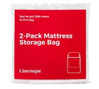 Linenspa Borsa per materasso per spostarsi - Borsa portaoggetti per materasso - Confezione da 2 pezzi Queen