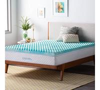 Linenspa Coprimaterasso in memory foam a forma di spirale in gel, 7,6 cm, favorisce il flusso d'aria, allevia i punti di pressione, gemello