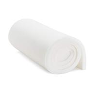 Linenspa Cuscino in schiuma ad alta densità a 35 densità, perfetto per sedie, divani e progetti fai da te, 2,5 x 61 x 182,9 cm, bianco