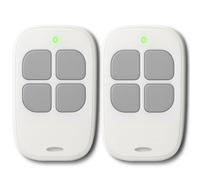 LINEOPS Telecomando bip portale compatibile con SCS Sentinel AAM0085, AAM0084, AAM0094 ControlGate 433Mhz - Batterie incluse - Garanzia 3 anni - Grigio (confezione da 2)
