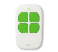 LINEOPS Telecomando bip portale compatibile con SCS Sentinel AAM0085, AAM0084, AAM0094 ControlGate 433Mhz - Batterie incluse - Garanzia 3 anni - Verde x1