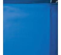 Liner azzurro telo interno per piscina in acciaio rotonda 300x120 cm
