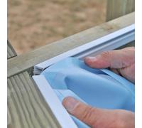 Liner blu per piscine fuori terra Gre rettangolari 815x420 cm
