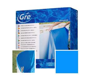 Liner Gre diametro 350 cm - h 90 cm azzurro - overlap sp. 20/100