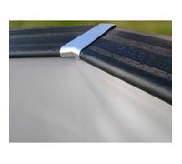 Liner Gre grigio per piscina ovale 524x386 cm