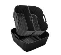 Liner In Silicone Per Friggitrice Ad Aria - Tappeto Resistente Termico | Accessorio Da Cucina Non Bastone | Attrezzature Per Il Restauro Della Cucina A Casa | Vassoio Di Preparazione Della Farina Di