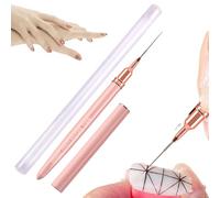 Liner Penna - Pittura gialla, strumento per unghie di precisione | Eleganti matite per con punte sottili sottili per disegnare linee e design complicato, spille facili da usare