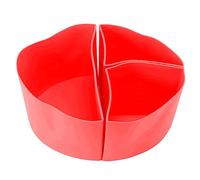 Liner per Slow Cooker 6QT in Silicone 3 in 1, Divisore Pentola Facile da Pulire - Accessori Cottura Riutilizzabili, Ideale per Casa e Ristorante (Rossa)
