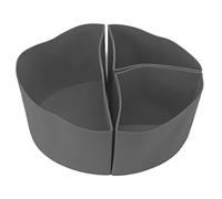 Liner per Slow Cooker 6QT in Silicone 3 in 1, Divisore Pentola Facile da Pulire - Accessori Cottura Riutilizzabili, Ideale per Casa e Ristorante (Grigio)