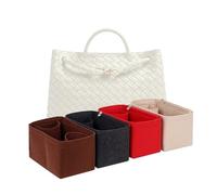 LinerLink Organizer per borse Bottega Veneta Andiamo di medie dimensioni (32,5 x 24 x 12 cm), organizer per borse fatto a mano, inserto per borse personalizzato, fodera in feltro da 2 mm, modellatore