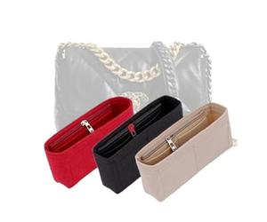 LinerLink Organizer per borse Chanel 19 Large Flap Bag (Dimensioni borsa: 30 L x 20 H x 10 D) | Organizzatore borsa fatto a mano | Inserto per borsa personalizzato|Fodera per borsa in feltro da 2 mm