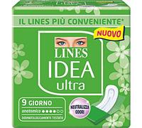 LINES 216 ASSORBENTI - IDEA ULTRA GIORNO ANATOMICO PZ.9 IN 24 CONFEZIONI cura