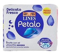 LINES 216 ASSORBENTI - PETALO ULTRA NOTTE PZ.9 IN 24 CONFEZIONI cura casa e per