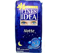 LINES 336 ASSORBENTI - IDEA NOTTE EXTRALUNGO PZ.14 IN 24 CONFEZIONI cura casa e