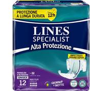 LINES 48 PANNOLONI MUTANDINA SPECIALIST ALTA PROTEZIONE LIVELLO 10 MEDIA X 12