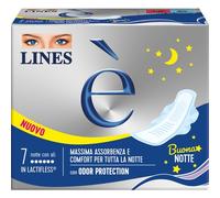 LINES 84 ASSORBENTI -E' NEW ALI NOTTE PZ.7 IN 12 CONFEZIONI cura casa e persona