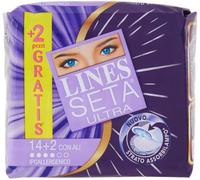 Lines ASSORBENTE LINES SETA ULTRA CON ALI 16 PEZZI