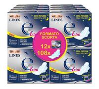 Lines È Extra con Ali Assorbenti in Lactifless, Pacco scorta da 108 pezzi