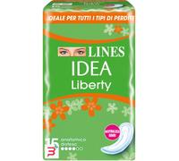 LINES IDEA ASSORBENTE LIBERTY ANATOMICO 15 PEZZI