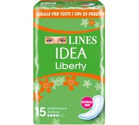 Lines Idea Liberty Assorbenti Anatomici Distesi 15 Pezzi