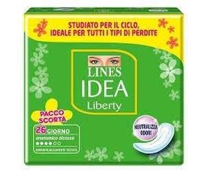 Lines Idea Liberty Ultra Assorbenti Anatomico Disteso Giorno 26 Pz