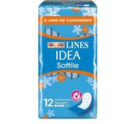 Lines Idea Sottile Anatomico Ripiegato 12 Assorbenti