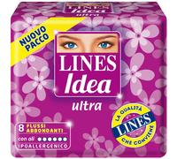 lines idea ultra flussi abbondanti ali 8 pezzi