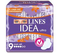 Lines Assorbenti Idea Ultra con Ali Ipoallergenico 24 confezioni (216 assorbenti)