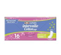 PROTEGGISLIP LINES INTERVALLO COTTON SOFT FRESH DISTESI 16 PEZZI