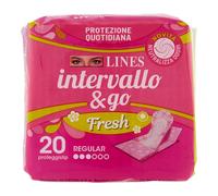 24 Conf. (480 Proteggi Slip) Lines Intervallo FRESH Salva Slip Ripiegati