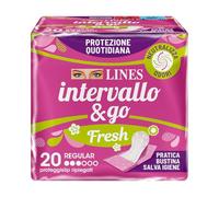 24 Conf. (480 Proteggi Slip) Lines Intervallo FRESH Salva Slip Ripiegati