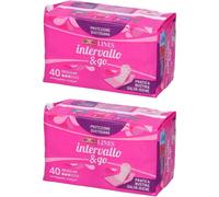 LINES Intervallo Proteggislip Ripiegati 2x40 pz Assorbenti