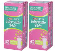 Lines Intervallo Velo Fresh 2x42 pz Assorbenti