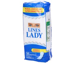 LINES Lady Morbido e Assorbente 10 pz Assorbenti